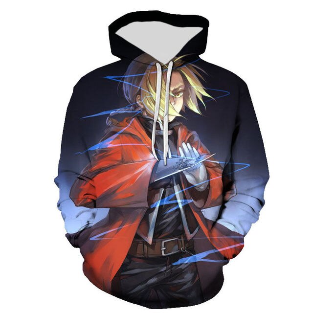 Fullmetal Alchemist 3D Hoodie