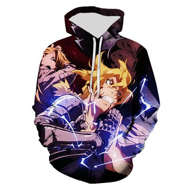 Fullmetal Alchemist 3D Hoodie