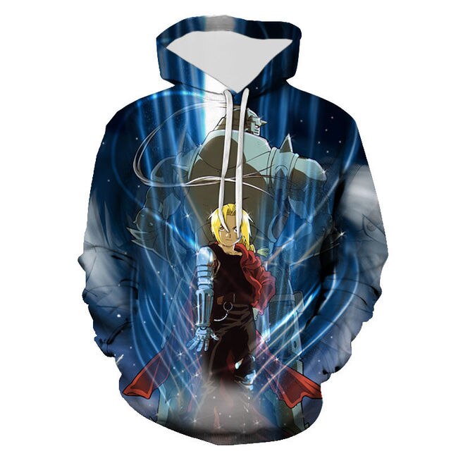 Fullmetal Alchemist 3D Hoodie