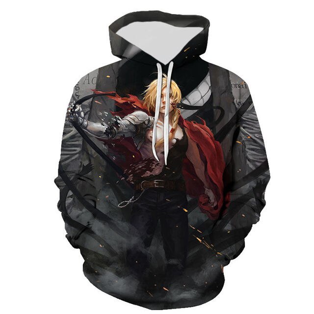 Fullmetal Alchemist 3D Hoodie