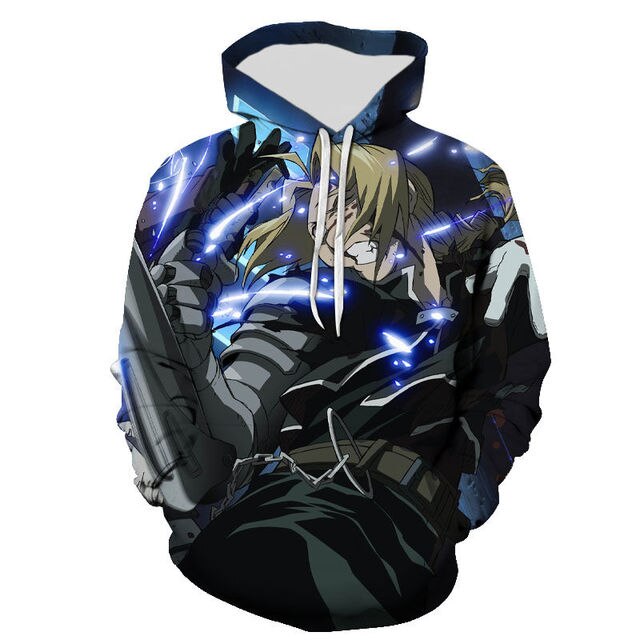 Fullmetal Alchemist 3D Hoodie
