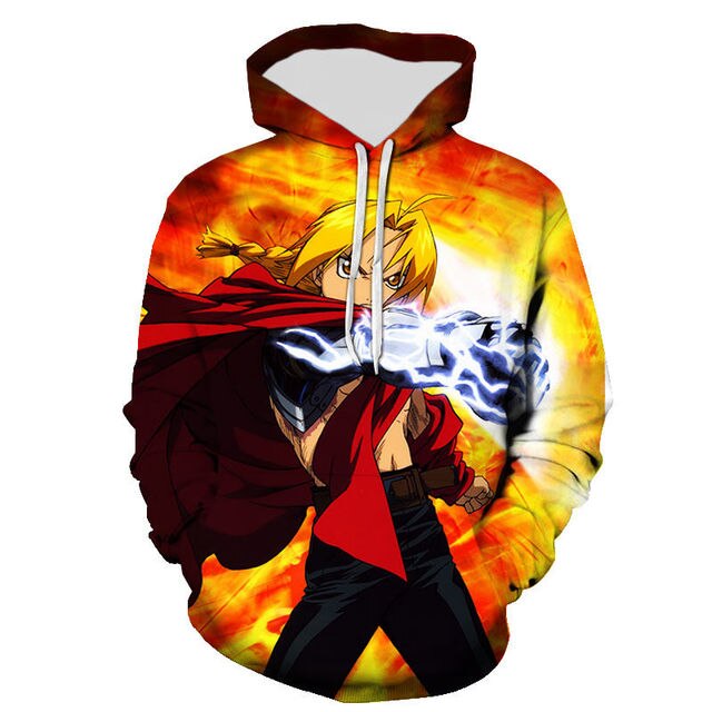 Fullmetal Alchemist 3D Hoodie