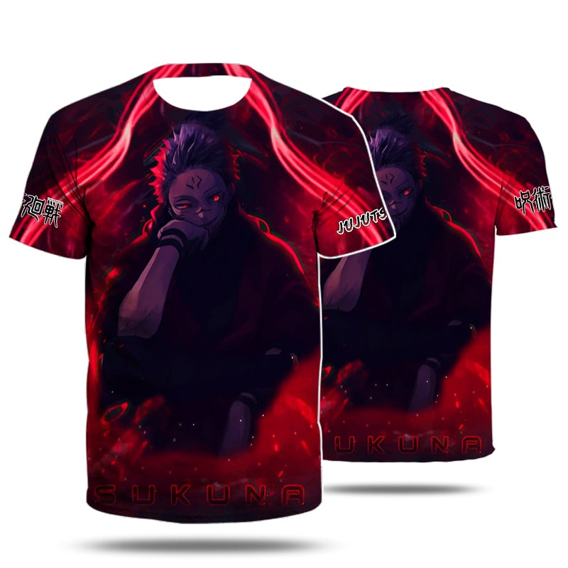 Jujutsu Kaisen 3D Workout T-shirt