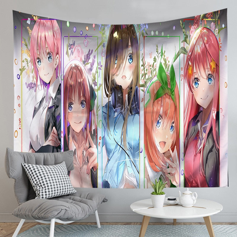 The Quintessential Quintuplets Nino Nakano Wall Carpet