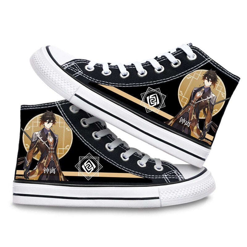 Genshin Impact Klee Zhongli cosply Shoes