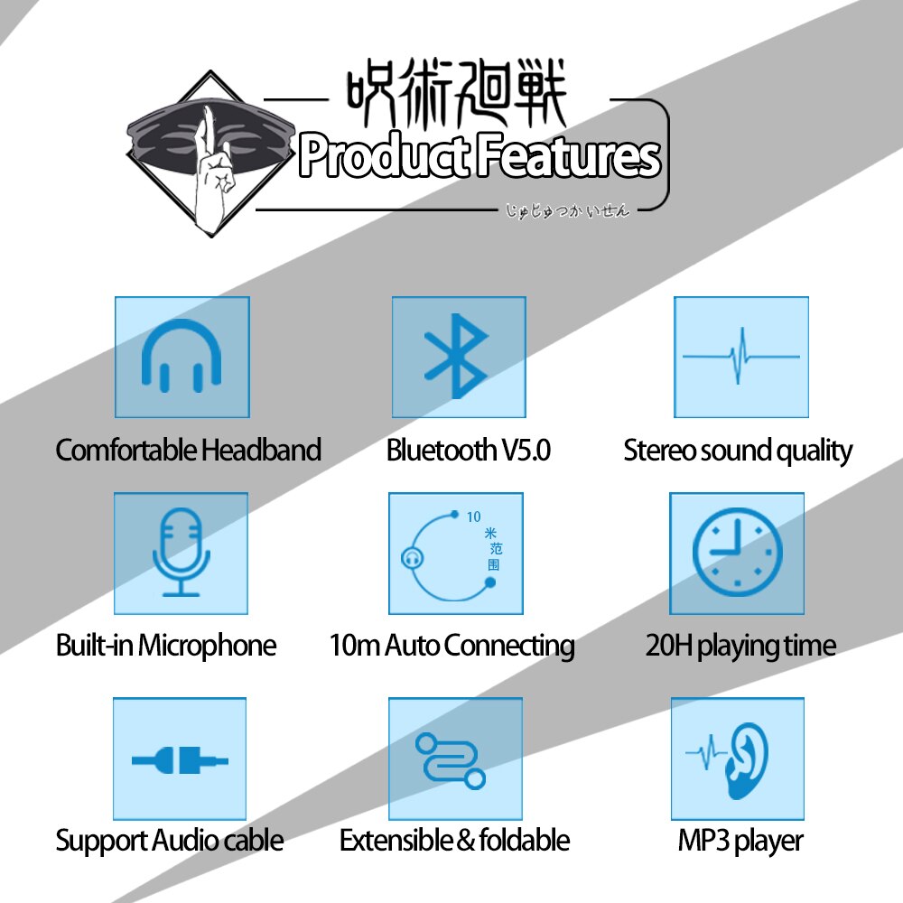 Jujutsu Kaisen Gojou Satoru Bluetooth Headset