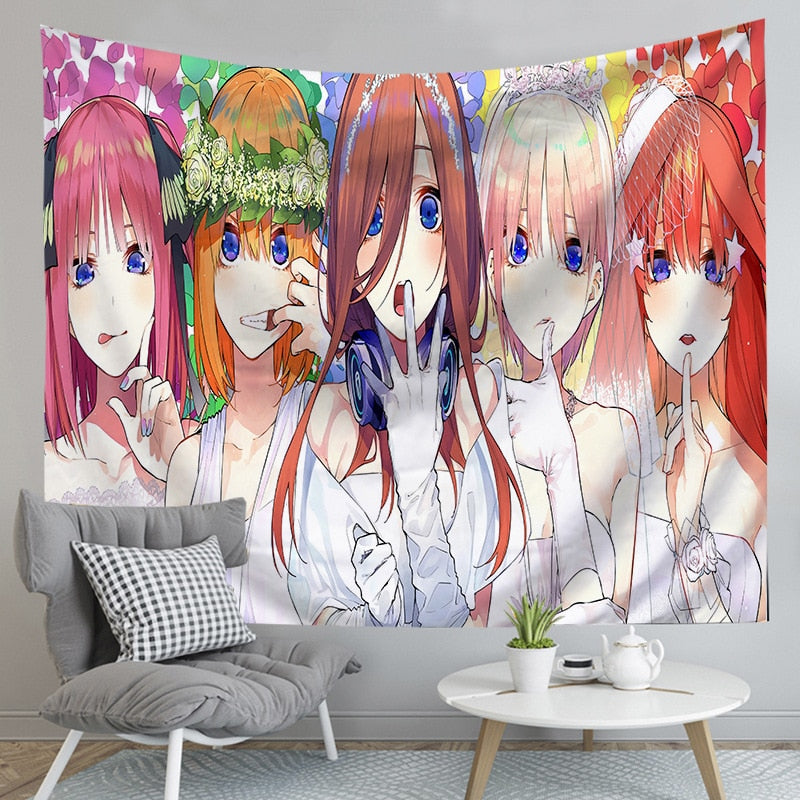 The Quintessential Quintuplets Nino Nakano Wall Carpet