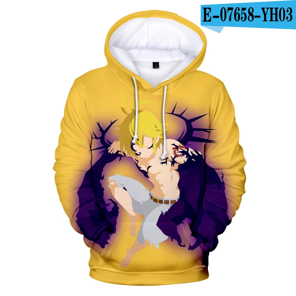 The Seven Deadly Sins 3D Hoodies