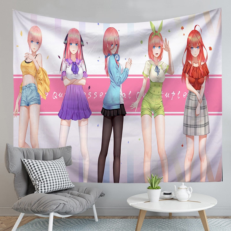 The Quintessential Quintuplets Nino Nakano Wall Carpet