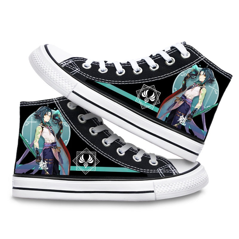 Genshin Impact Klee Zhongli cosply Shoes