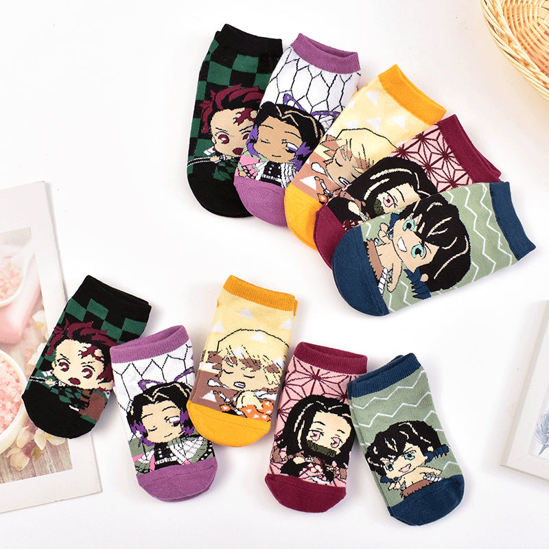 Demon Slayer Kimetsu No Yaiba Socks - Anime Fantasy Land