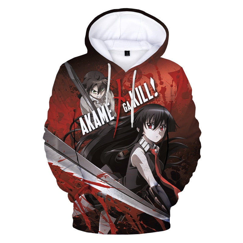 Akame Ga Kill 3D Print Sweatshirts