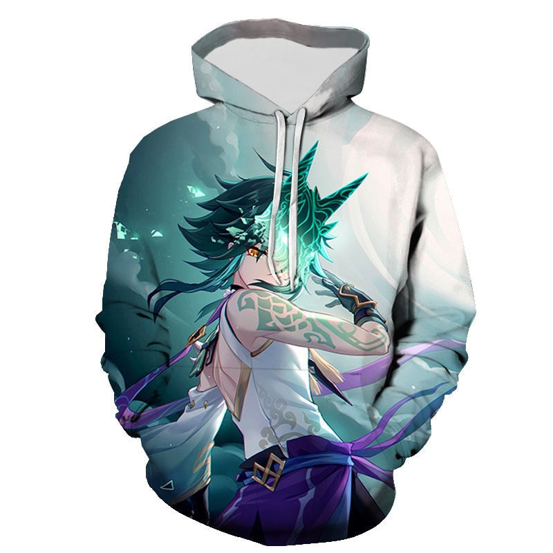 Genshin Impact 3D Printed Hoodie