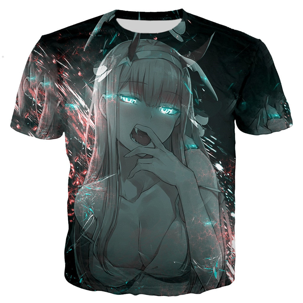 Darling in the Franxx T Shirt Cool 3D Printed