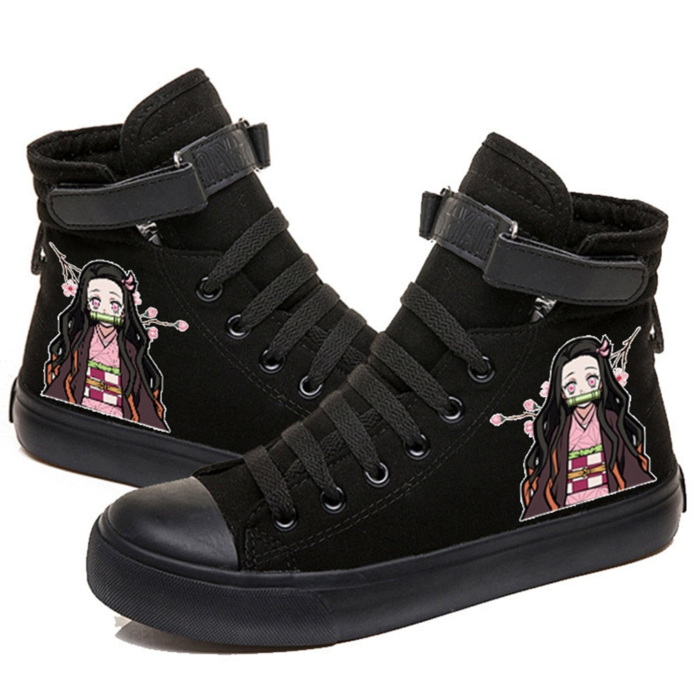 Demon Slayer Stylish High Top Shoes - Anime Fantasy Land