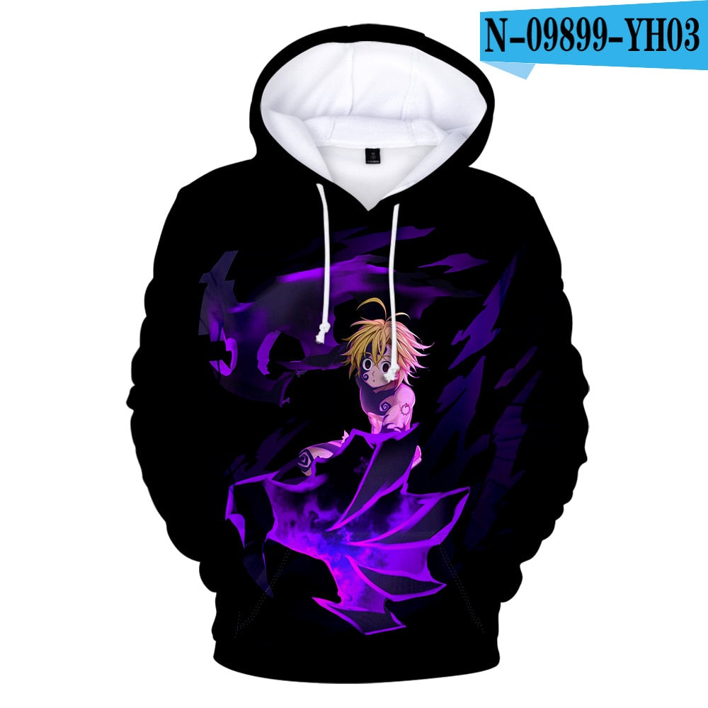 The Seven Deadly Sins 3D Hoodies