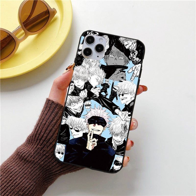 Jujutsu Kaisen Yuji Itadori Satoru Gojo iPhone Case
