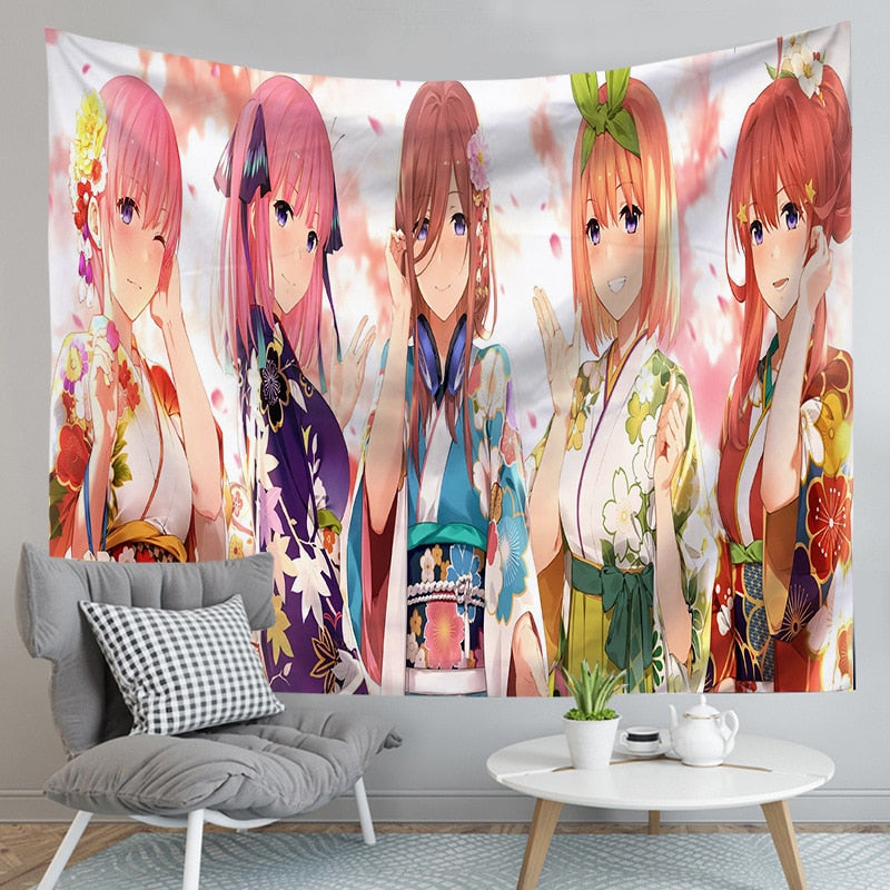The Quintessential Quintuplets Nino Nakano Wall Carpet