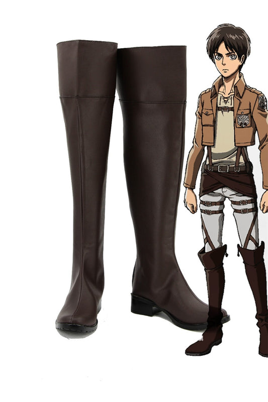Attack on Titan Eren Jaeger Mikasa Ackerman Cosplay Shoes
