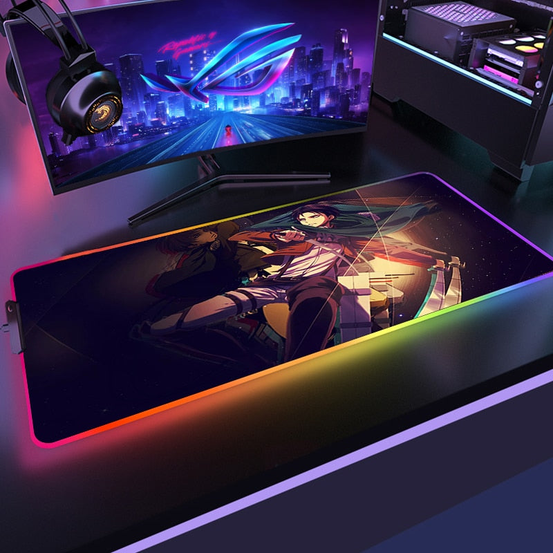 Attack on Titan RGB Mouse Pad