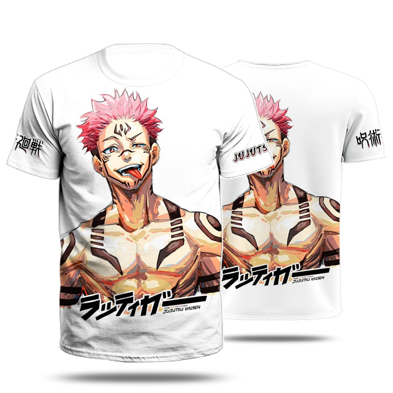 Jujutsu Kaisen 3D Workout T-shirt