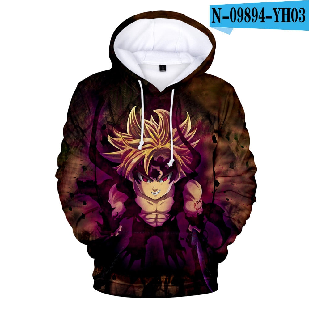 The Seven Deadly Sins 3D Hoodies