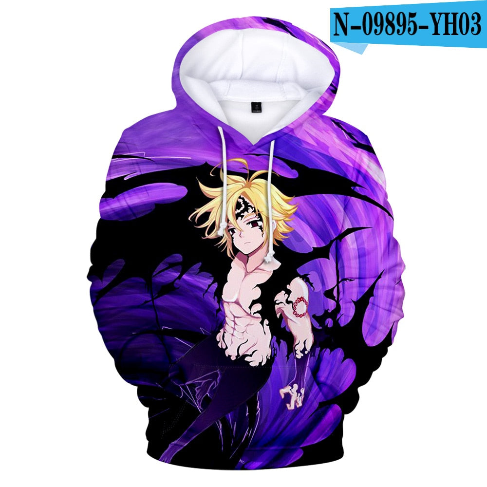 The Seven Deadly Sins 3D Hoodies