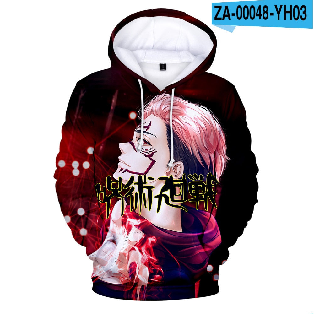 Jujutsu Kaisen 3D Hoodies
