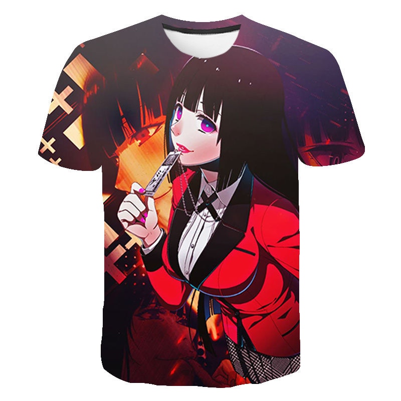 Kakegurui 3D Printed T Shirt