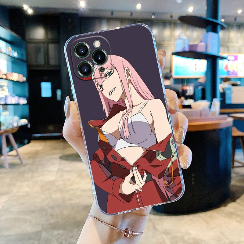 Zero Two Darling in the Franxx Clear Phone Case for iPhone