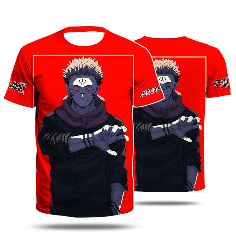 Jujutsu Kaisen 3D Workout T-shirt