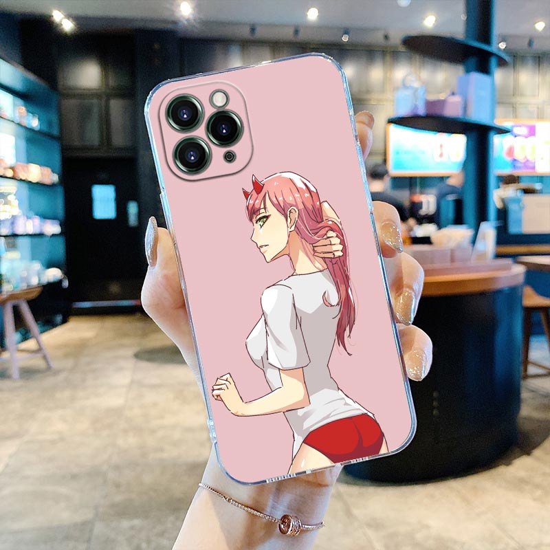 Zero Two Darling in the Franxx Clear Phone Case for iPhone
