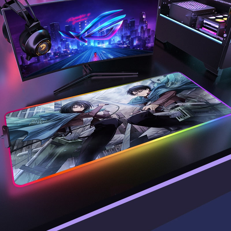 Attack on Titan RGB Mouse Pad