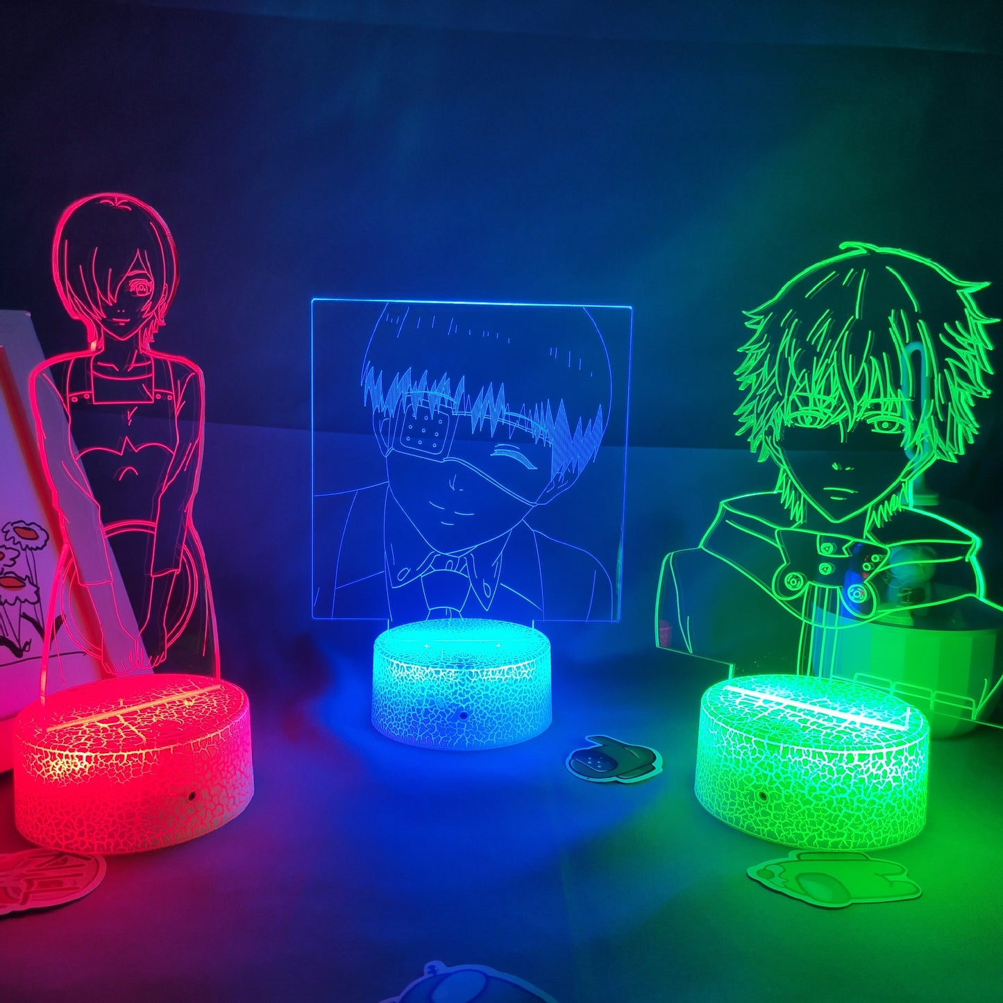 Tokyo Ghoul Kaneki Ken 3D LED Lamp RGB