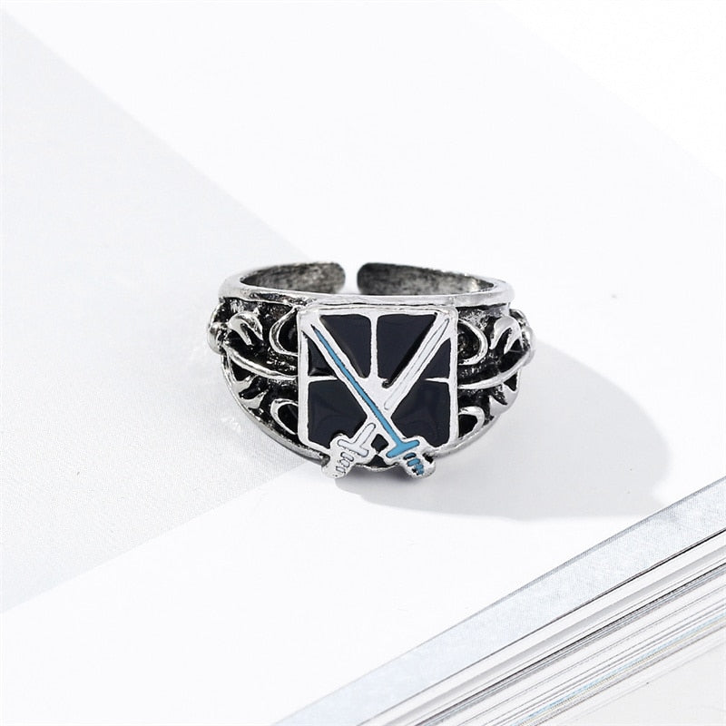 Attack on Titan Ring Rose Sword