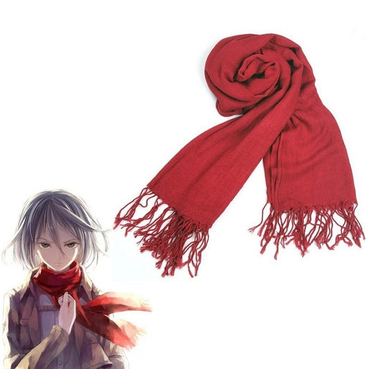 Attack on Titan Mikasa Ackerman Cosplay Scarf