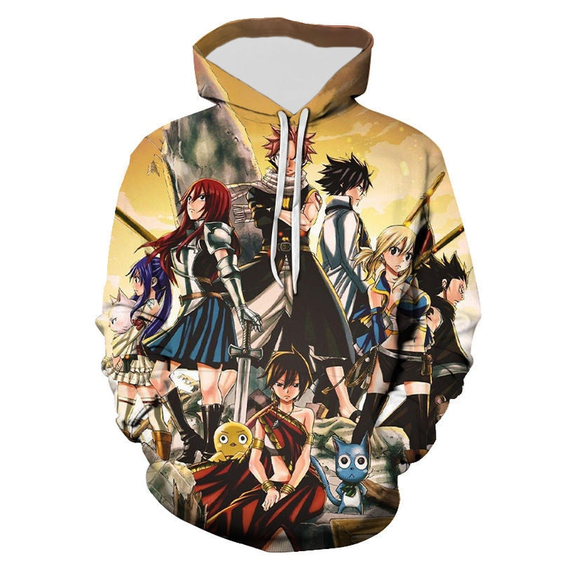 Fairy Tail Printed 3D Hoodies