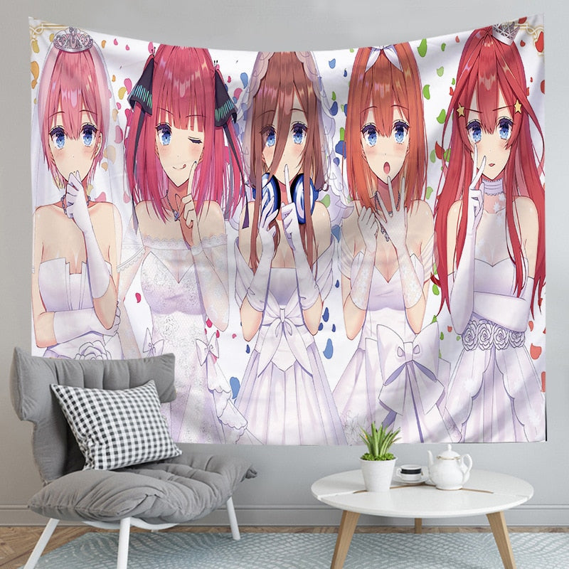 The Quintessential Quintuplets Nino Nakano Wall Carpet