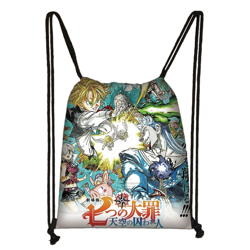 The Seven Deadly Sins Drawstring Backpack