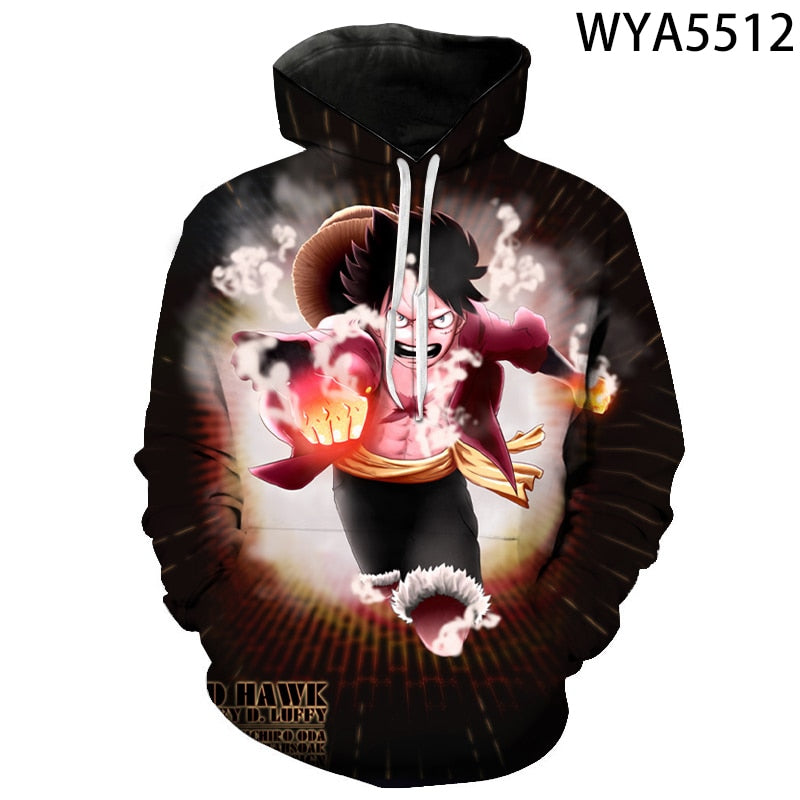 One Piece Printed 3D Hoodies