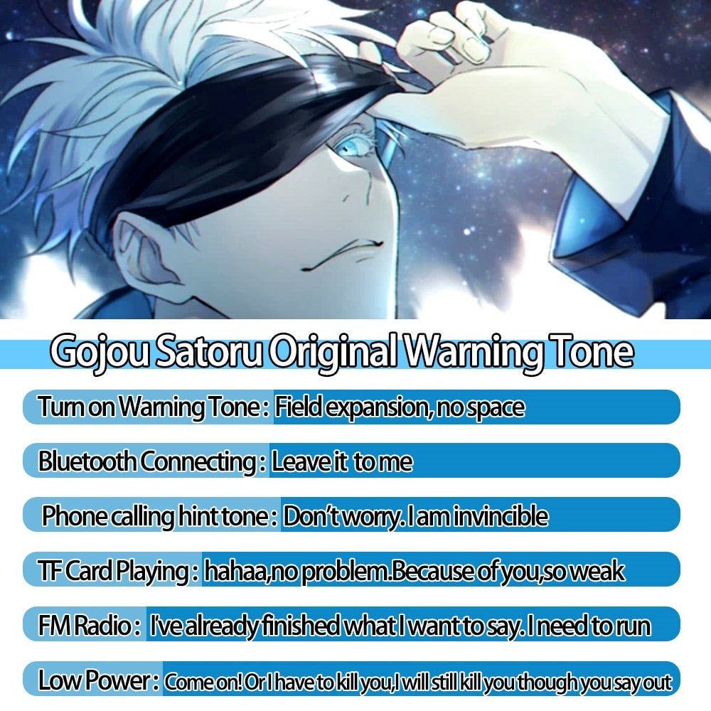 Jujutsu Kaisen Gojou Satoru Bluetooth Headset