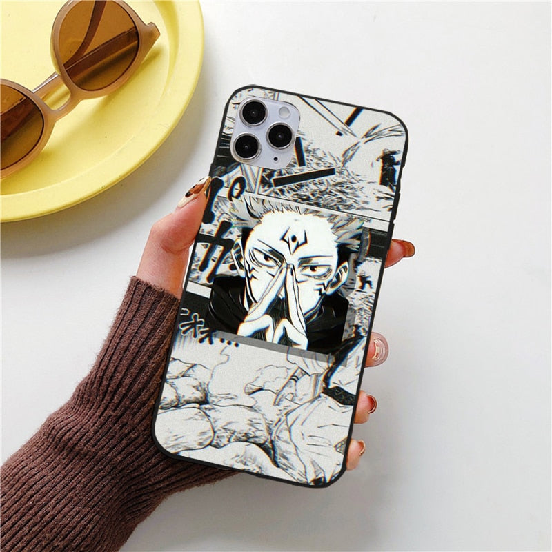 Jujutsu Kaisen Yuji Itadori Satoru Gojo iPhone Case