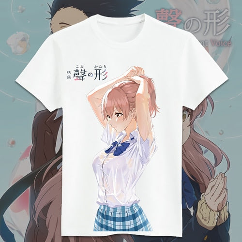 Silent Voice Nishimiya Shouko Cosplay T-Shirt