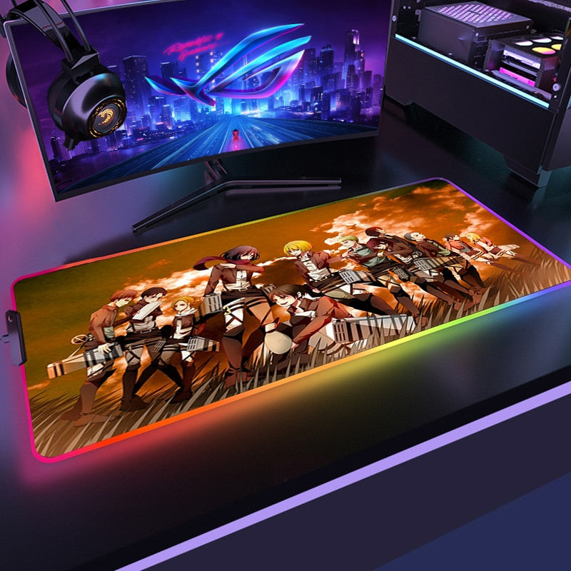 Attack on Titan RGB Mouse Pad
