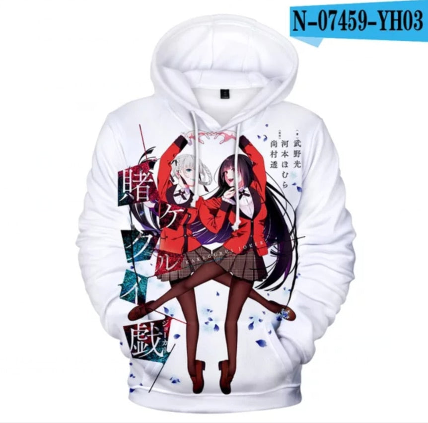 Kakegurui Sayaka Igarashi Cosplay 3D Hoodie