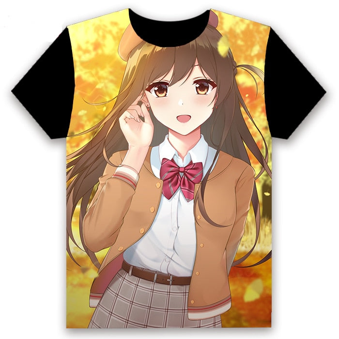 Rent A Girlfriend (Kanojo Okarishimasu) Kazuya Kinoshita /Chizuru Mizuhara Cosplay T-shirts