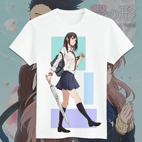 Silent Voice Nishimiya Shouko Cosplay T-Shirt