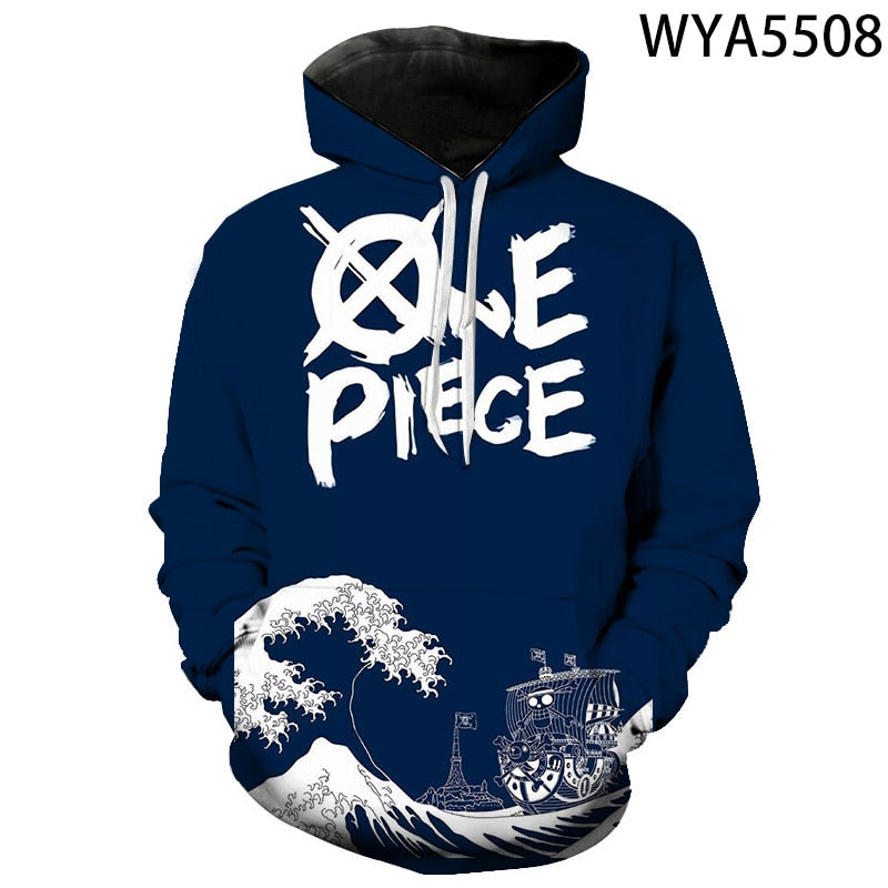 One Piece Printed 3D Hoodies