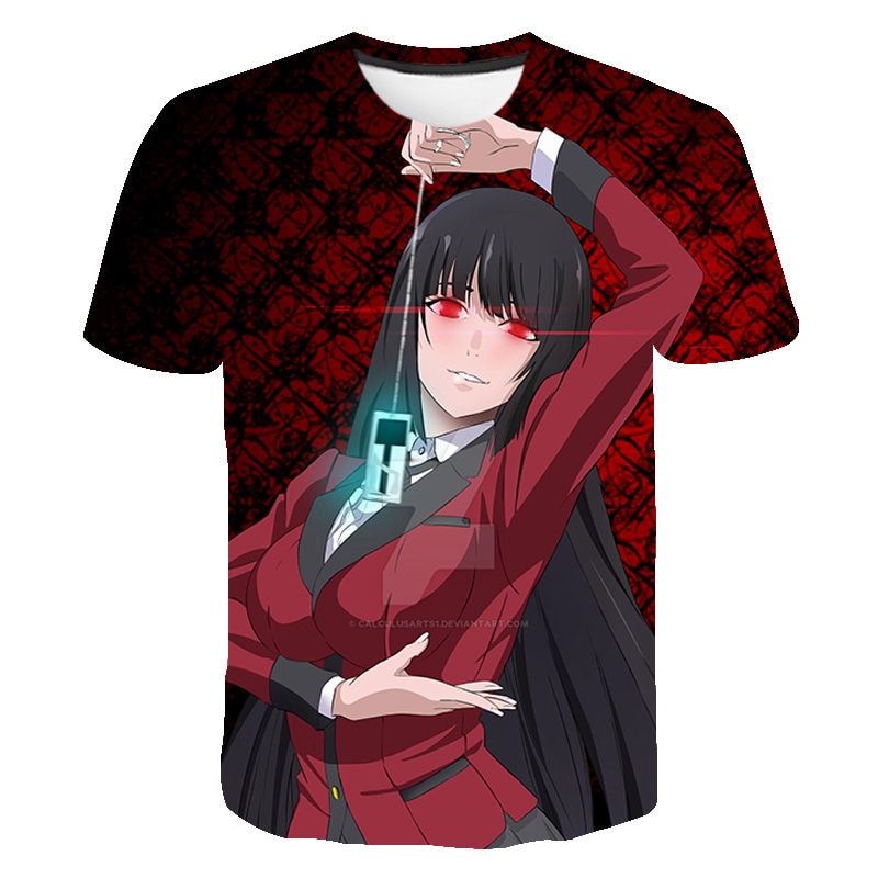 Kakegurui 3D Printed T Shirt