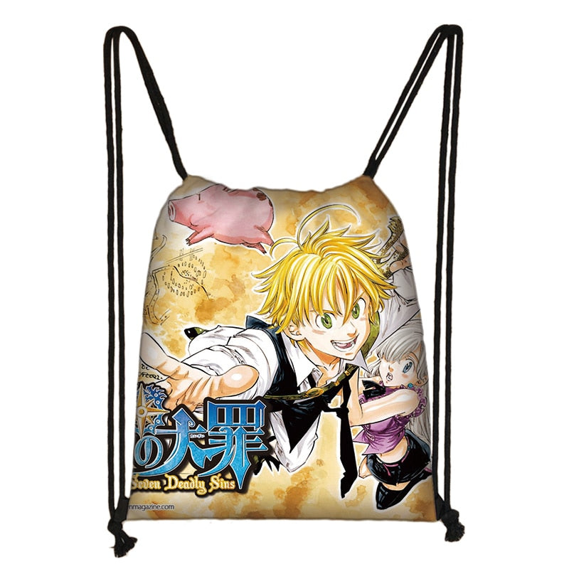 The Seven Deadly Sins Drawstring Backpack